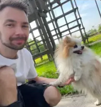 Джордж и Лёха на улице