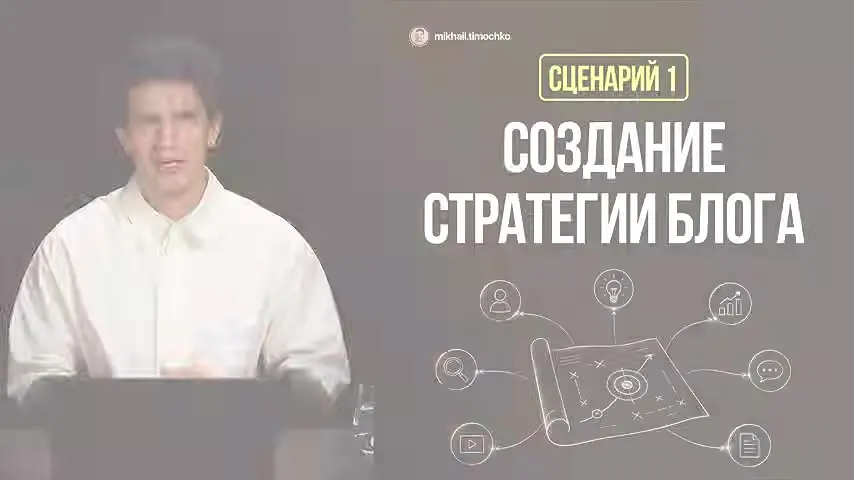 Сценарий 1: создание стратегии блога