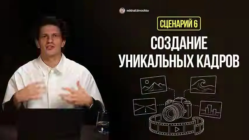 Сценарий 6: создание уникальных кадров
