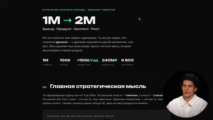 Документ стратегии 1M→2M